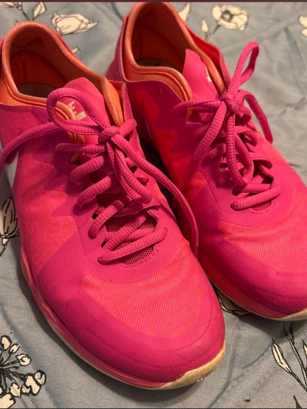 Nike Women's Dual Fusion TR3 Pink and Orange